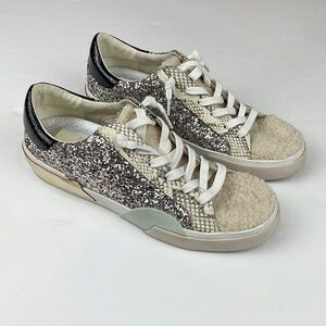 DOLCE Vita Zina Plush Glitter Sneakers